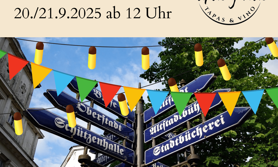 Öffnungszeiten des Tapas y más zum Lüdenscheider Stadtfest 2025
