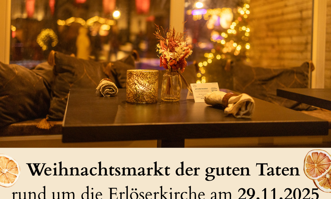 Am Weihnachtsmarkt der guten Taten Lüdenscheid 29.11.2025 geöffnet