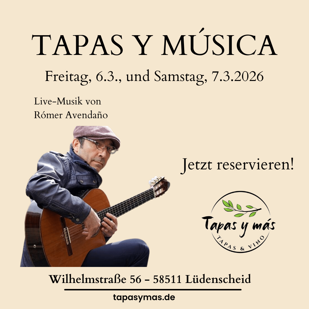 TAPAS Y MÚSICA – 6. & 7.3.26