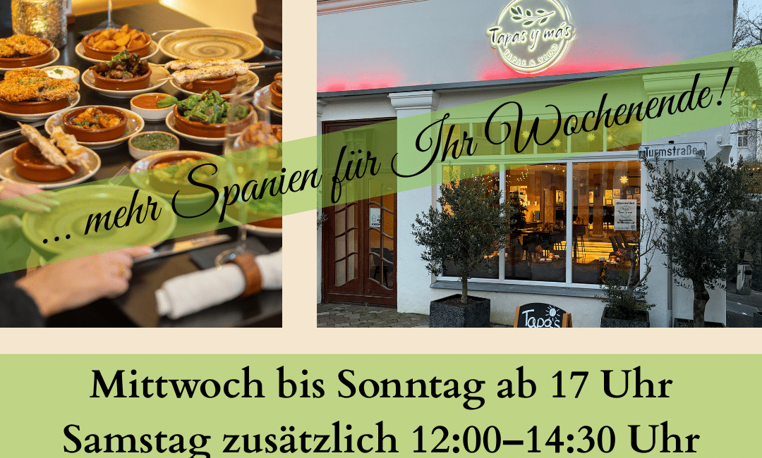 Samstagmittag geöffnet - Tapas y más Lüdenscheid