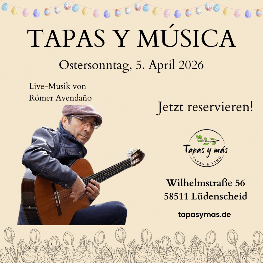 Tapas y música am Ostersonntag 2026