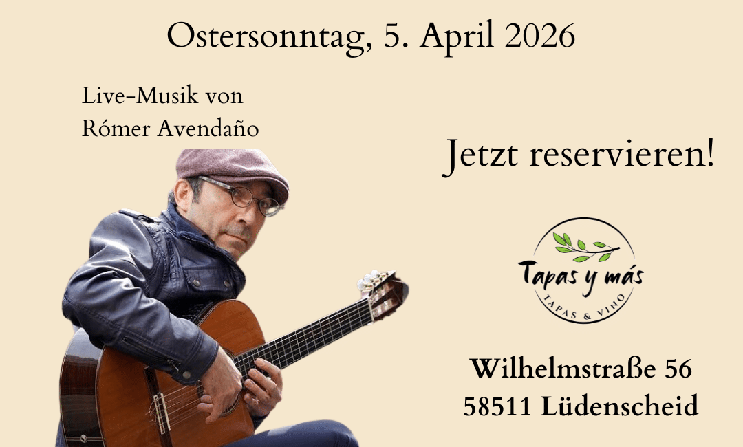 Tapas y música am Ostersonntag 2026