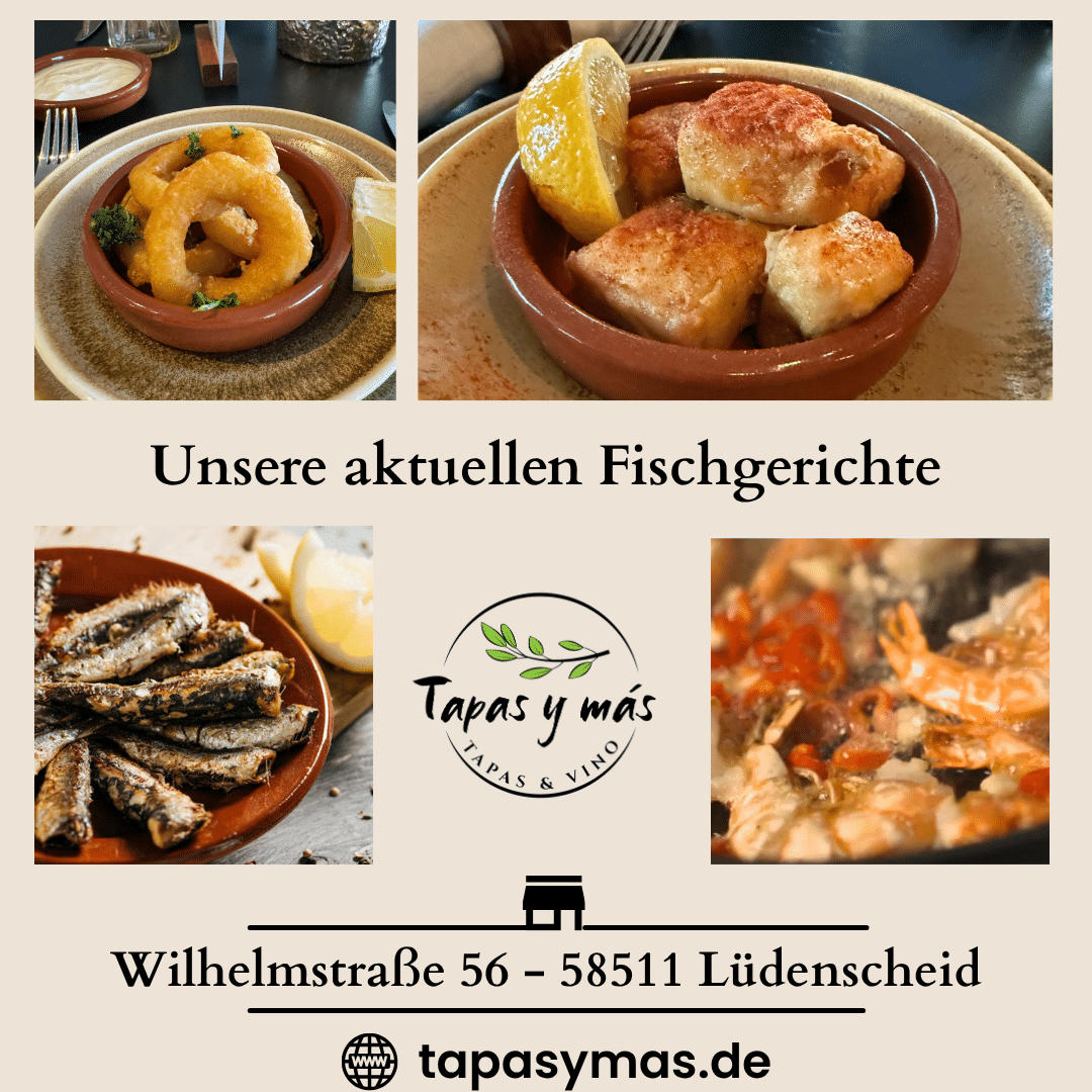 Fischgerichte im Tapas y más Lüdenscheid