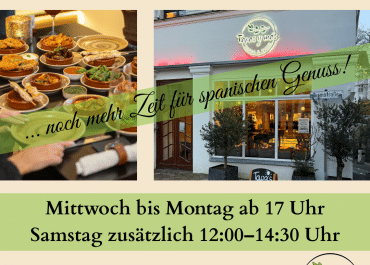 NEU: MONTAG GEÖFFNET