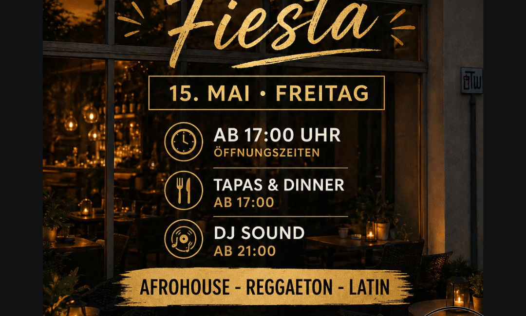 Tapas y Fiesta am 15. MAi 2026 im Tapas y más Lüdenscheid