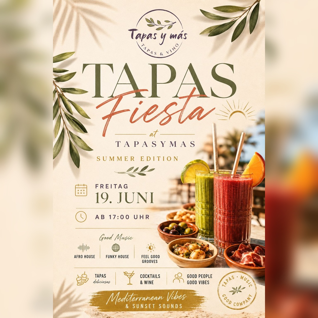 TAPAS Y FIESTA – Fr, 19.6.2026